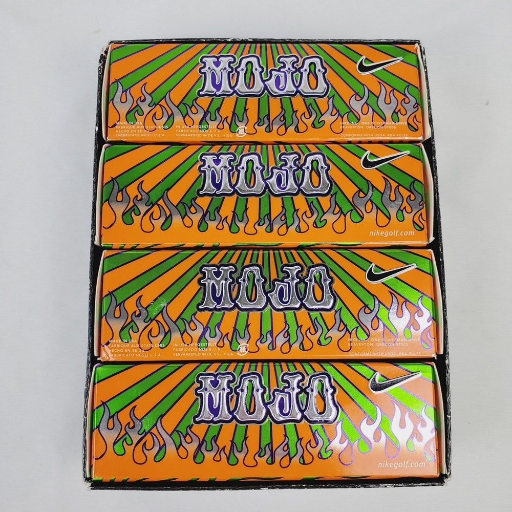 Nike Mojo Buick Scramble Golf Balls Lot of 10 New Balls 3 Sleeves + 1 Extra Ball